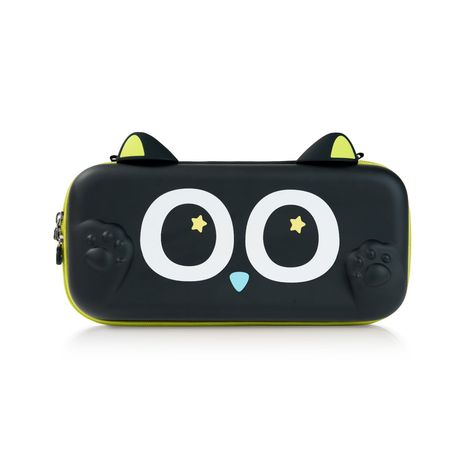 GeekShare Pochette de grande capacité pour Switch 2 (2025), étui de transport rigide, étui de protection avec rangement pour jeux, console et accessoires (Luo Xiaohei)