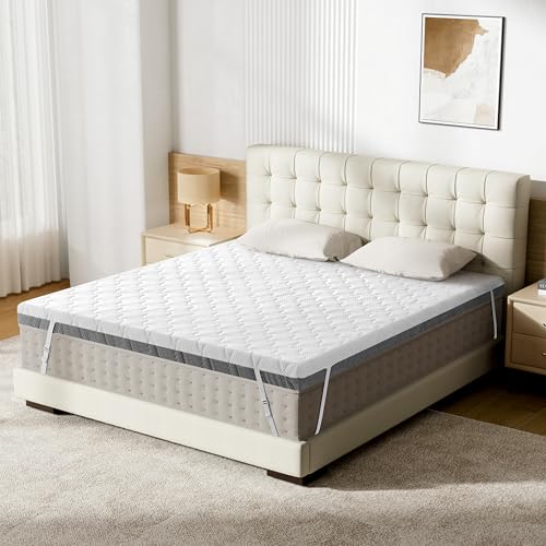Extra Firm Mattress Topper Queen, 3 Inch Medium - Extra...