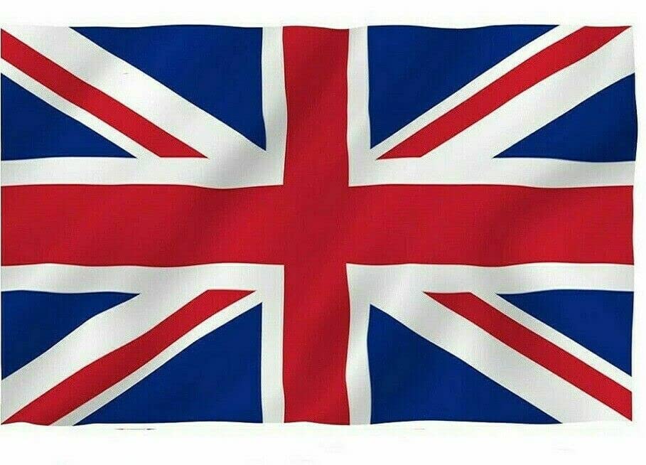 Union Jack Flag 5x3ft FT – Large British UK Flag – Double-Stitched Durable Outdoor – Indoor Banner — image 1