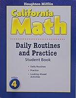 Houghton Mifflin Mathmatics: Daily Routine and Practice Book Level 4 0618960023 Book Cover