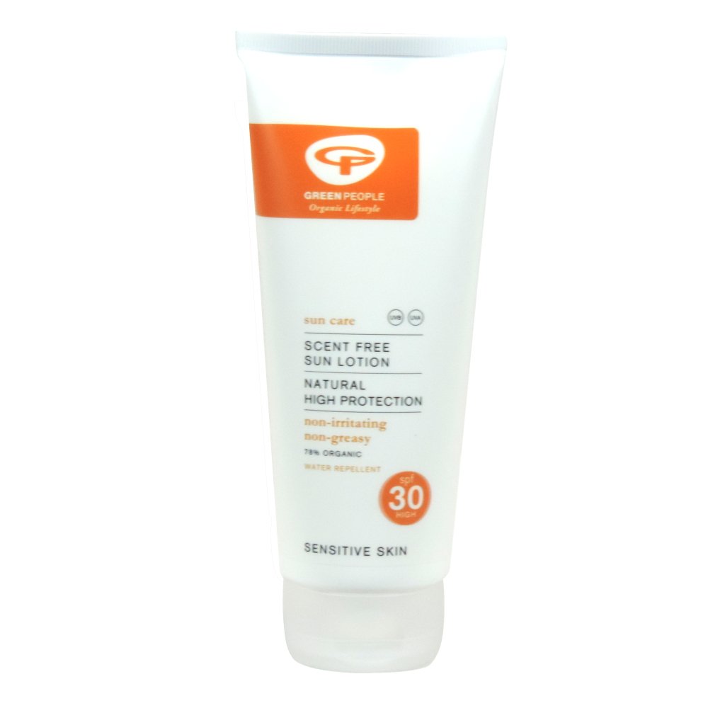 6 Pack of Green People Sun Lotion SPF30 Scent Free 200 ML