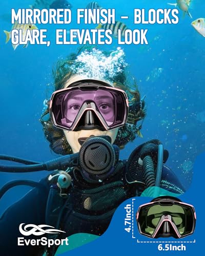 Máscara de snorkel para adultos mujeres hombres antivaho a prueba de fugas para buceo miniatura 2