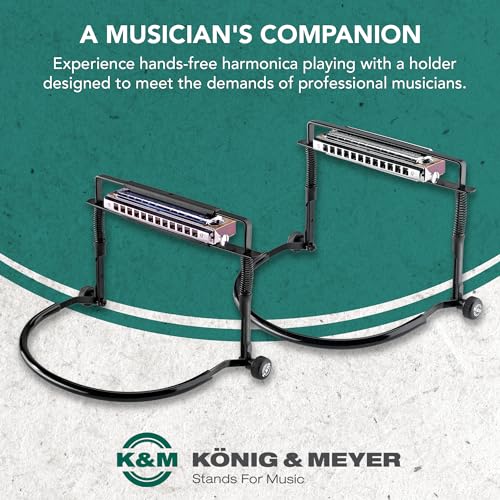 image for K&M Konig & Meyer 16415.000.55 Harmonica Holder | Industry Standard | 