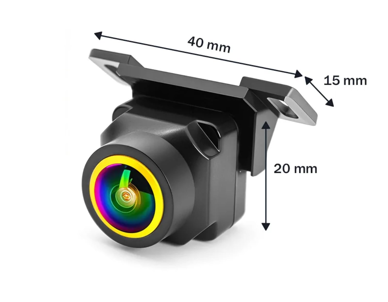 Cámara Marcha Atrás Cuatro Controles AHD CVBS 1080P Visión Trasera Delantera Lateral Nocturna Kit Guía Estacionamiento Cámara Visión Trasera(4 Controls 1080P)