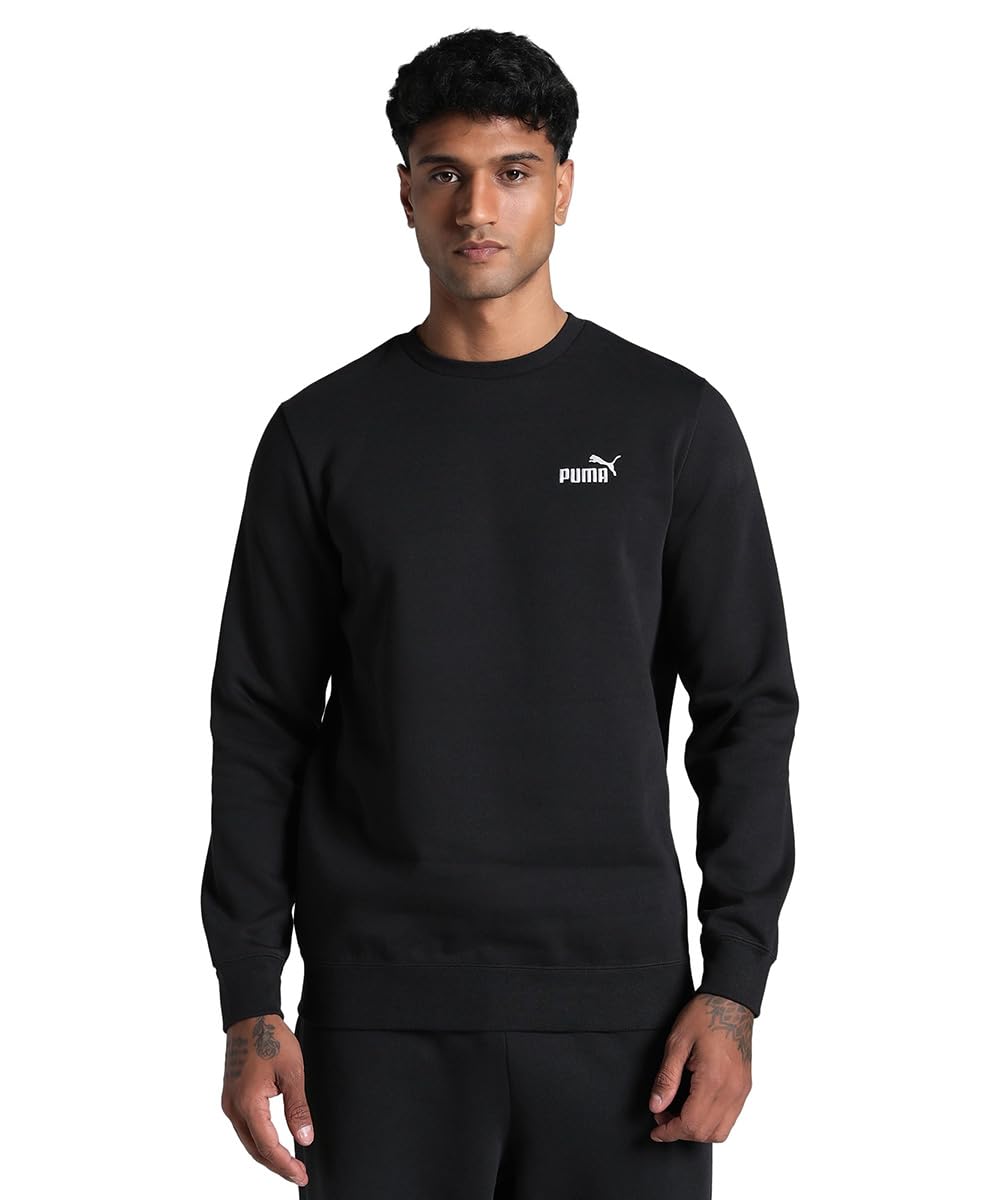 Puma Herren ESS Small No. 1 Logo Crew FL Crew-Sweatshirts (1er Pack)