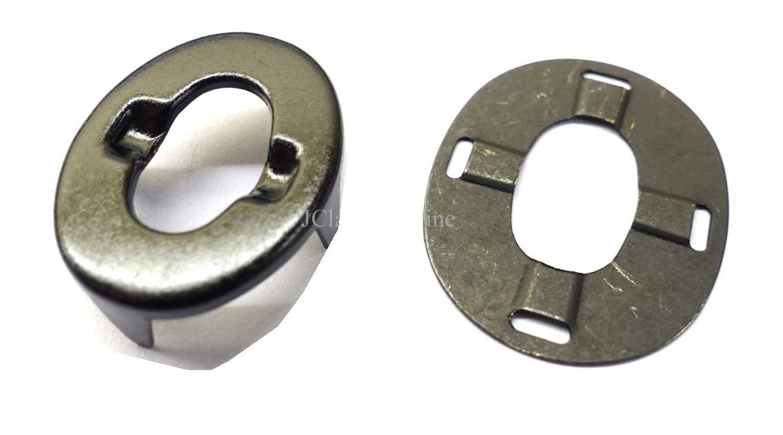 Dot Black Pack Of 10 - Military Turnbutton Twist Fastener Eyelet And Washer Genuine Brand