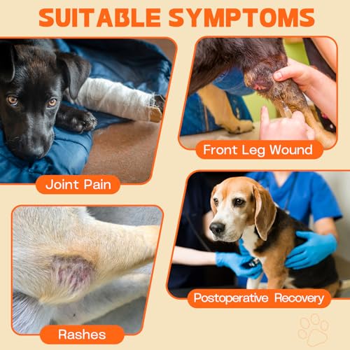 Image of Dog Recovery Sleeve for Front Leg- Single Dog Leg Sleeve to Stop Licking- Breathable Protection for Joint Pain, Elbow Injuries, Hot Spots, Surgery, Wound Care as Cone Alternative(Right,2XL)