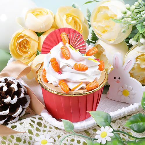 Image of Easter Sprinkles Edible,130g /4.6oz Pastel Sprinkles for Cake Decorating with Easter Egg Carrot Bunny Jimmies and Nonpareils in 5-Cell, Ice Cream, Donuts, Macaron Toppings Supplies