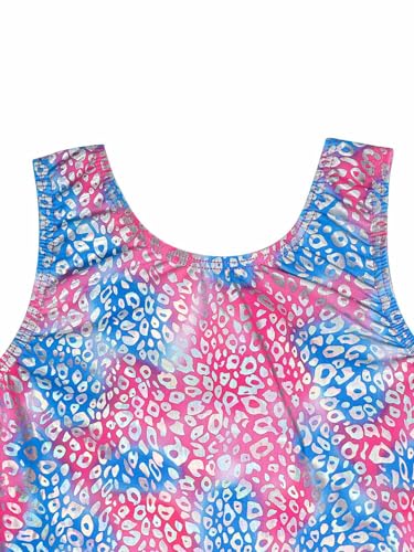 Kids Girls Competitive Swimwear One Piece Sleeveless Racerback Swim Leotard Bathing Suit3