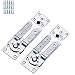 Produktbild Tiberham Sektional-Sofa-Verbindung, 2 Stück, Schnapp-Stil, Couch-Clips, Möbel-Verbindung, strapazierfähiges Metallgelenk mit Schnappverschluss, Krokodilklemme