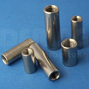 Dering AMDM-9178 Gewindemuffen Edelstahl 5 Stück