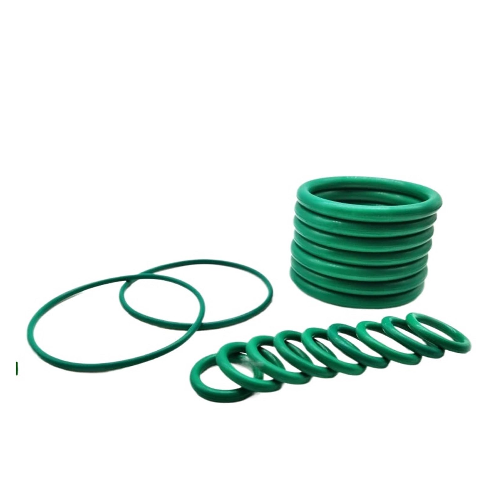 EXBWXNIL 5mm 10Pcs in a Pack Fluorine Rubber Sealing O Ring O-Ring Oil Seal Water Gasket Washer OD 15mm - 60mm(OD 24MM-5MM)