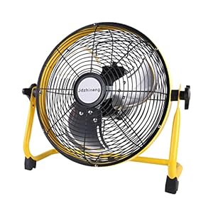 Battery Operated Fan, 15000mAh Battery Powered Fan, Portable Rechargeable Floor Fan for Camping, Travel and Home. Cordless Outdoor Fan with Metal Blade.