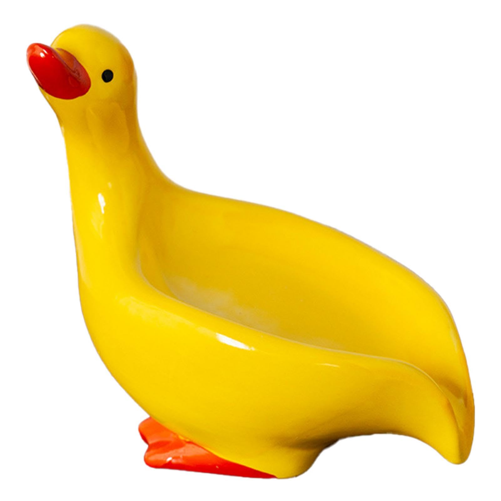 Porte-savon canard en céramique support éponge évier cuisine et rangement douche