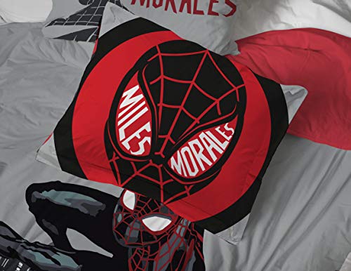 image for Jay Franco Marvel Miles Morales New Kid 5 Piece Twin Bed Set - Include