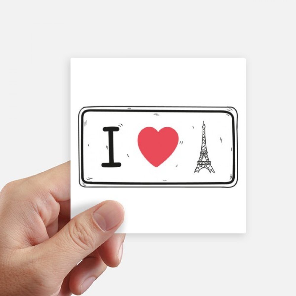 Sticker Tour Eiffel 10cm pour personnaliser et reconnaître facilement sa valise