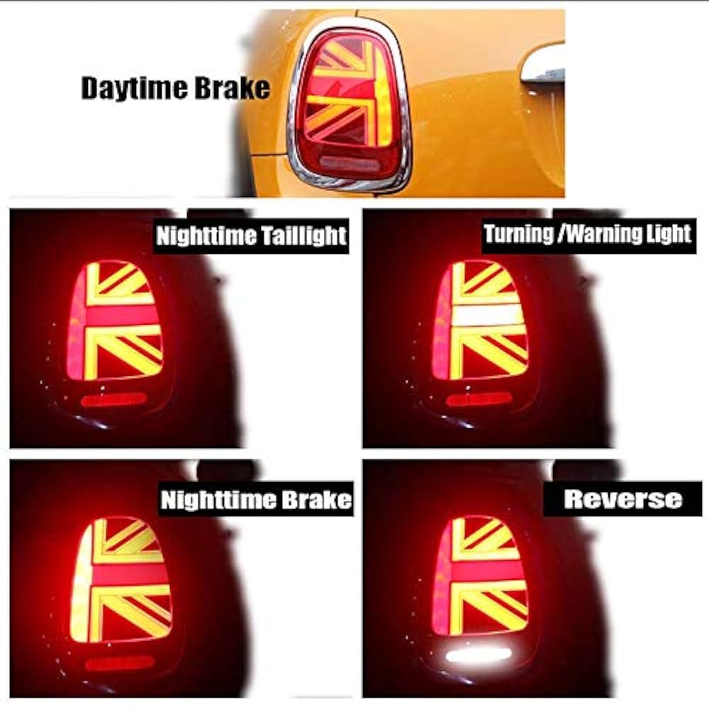 Mini Cooper F55 F56 F57 LEDテールライトセット Amazon.co.jp: LEDテールランプ 用ミニ 用 クーパー F55、F56