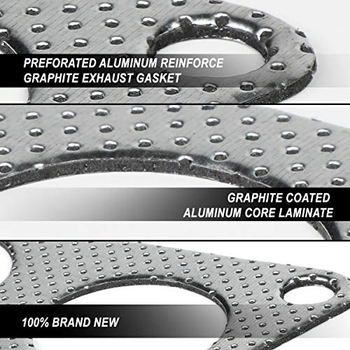 Aluminum Exhaust Manifold Header Gasket Set Compatible With Chevy Sbc Small Block V8 Engine 283 305 327 350 400 #TOP1