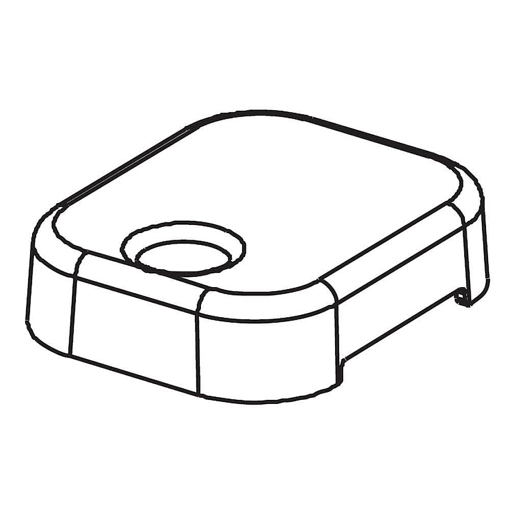 Kenmore 30114-0093701 Refrigerator Ambient Temperature Sensor Cover (Black) Genuine Original Equipment Manufacturer (OEM) Part Black
