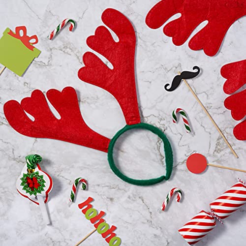 THE TWIDDLERS - 15 Haarreif Weihnachten, Rentier für Xmas, Erwachsene & Kinder - Geweih, Kostüm, Kopf Boppers, Weihnachtsverkleidung - 33 x 30cm