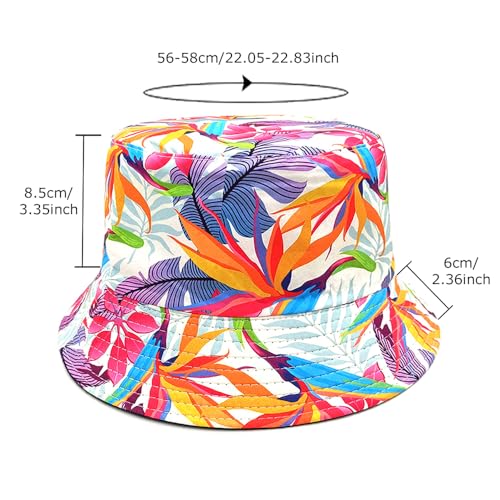 Image of Bucket Hat for Women Men,Travel Sun Beach Cap,Unisex Fishing Outdoor Boonie