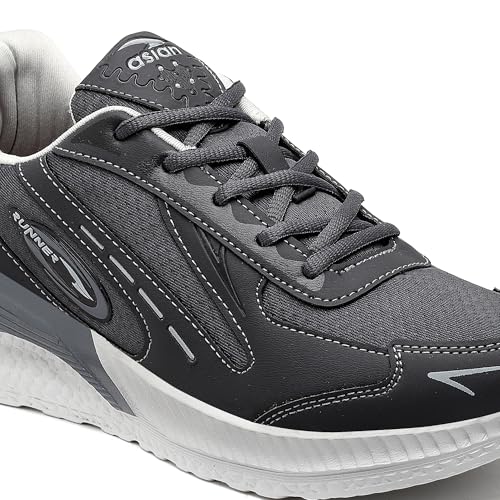 Image of ASIAN Men ORBIT-03 Running and Casual wear Running Shoes with Laces, Lightweight and Comfortable Shoes with Upper mesh Fabric and EVA Sole for Men & Boys for Sports and Gym