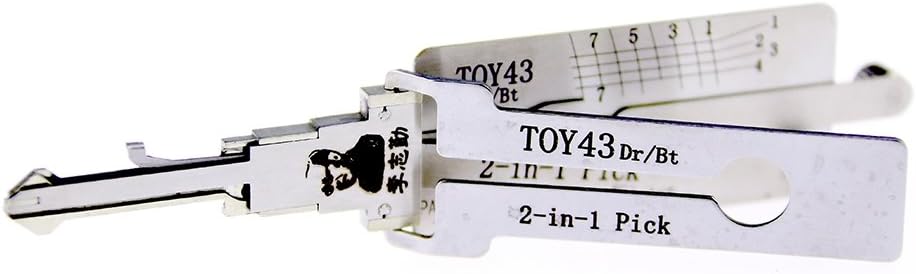 LISHI TOY43 Camry lishi 2in1 pick decoder Locksmith Auto Lock Picks Lock Open tool for Toyota