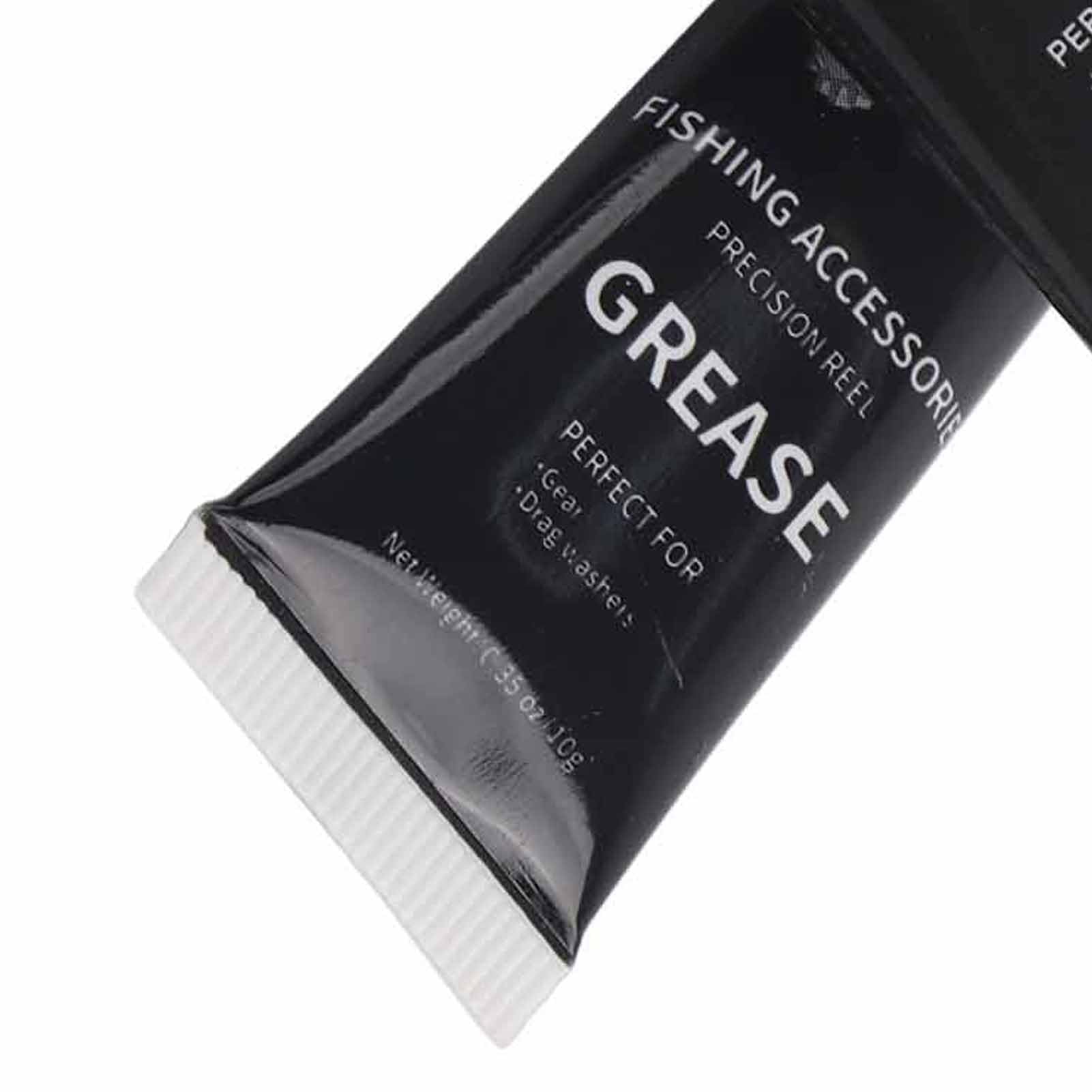 Angelrollen Öl und Fett-Set, Formel Zur Reduzierung des Lagerverschleißes mit Wasserfestem Rostschutz, Getriebeschmiermittel für Spinn-Baitcasting-Rollen, Grundlegende Wartung (Black)