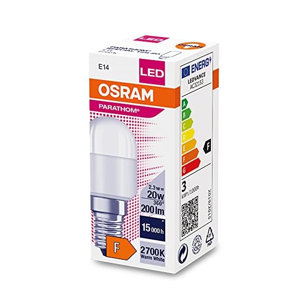 OSRAM LED-Speziallampen für Kühlschränke mit E14 Sockel | energiesparend, warm weiß, 20W-Ersatz, matt | PARATHOM SPECIAL… – Bild 4
