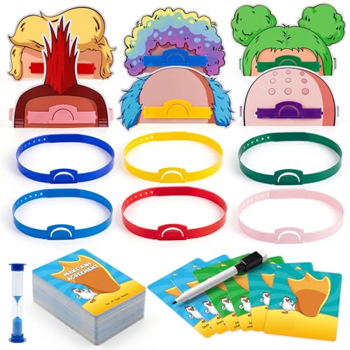 Quilinz Juego 2 en 1 con Bandas para Cabeza y Cartas Tabú miniatura 1
