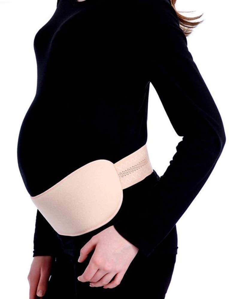 Pas macierzyński - Deer Belly Band Podparcie brzucha dla ciąży Oddychający regulowany pasek Belly Wrap dla kobiet Pas przepukliny (rozmiar: X-Large) (XL)