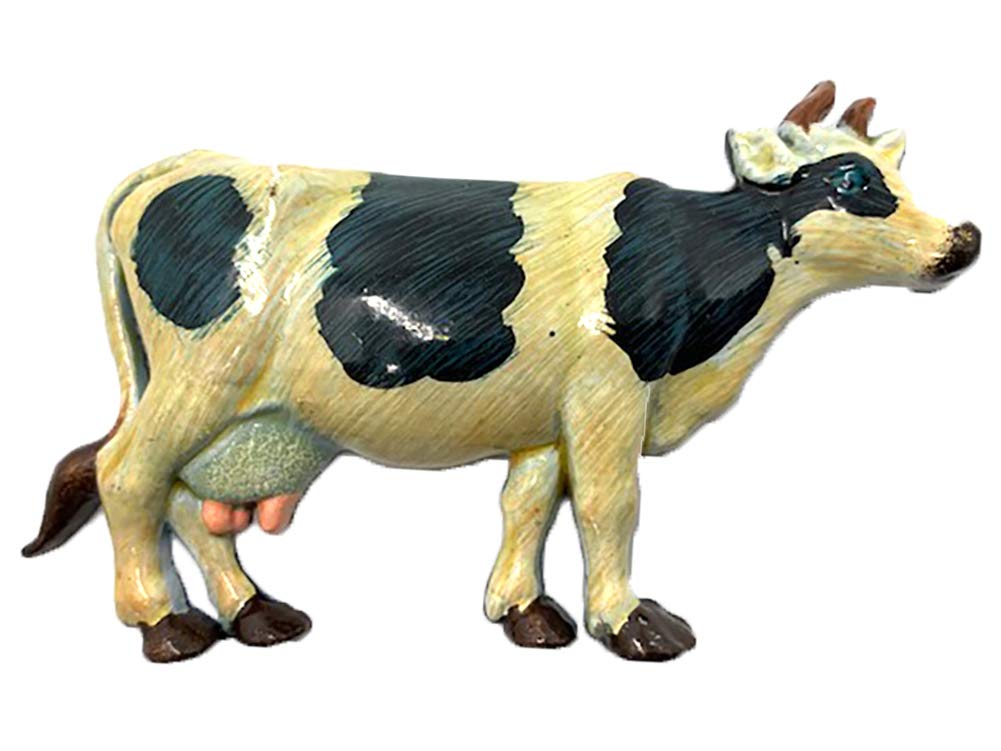 Photo 1 of  Hand Painted Cow Magnet 