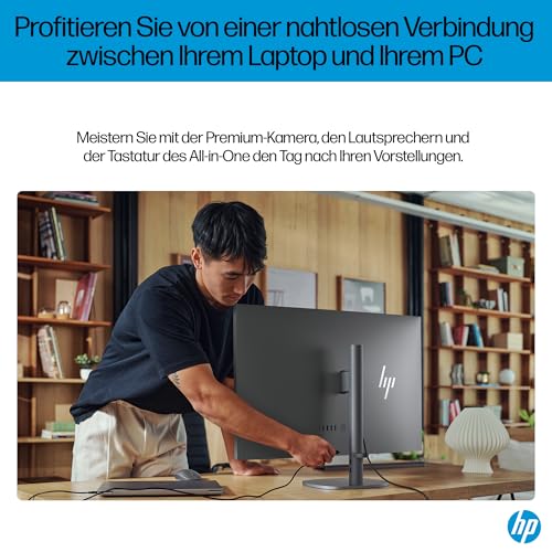 HP OmniStudio X 32-c1275ng All-in-One KI PC, 31.5 Zoll Entspiegeltes UHD-4K-Display, Intel Core Ultra 7 258V, 32 GB LPDDR5x-SDRAM, 1 TB SSD, Intel Arc Graphics, Windows 11 Home, Silber
