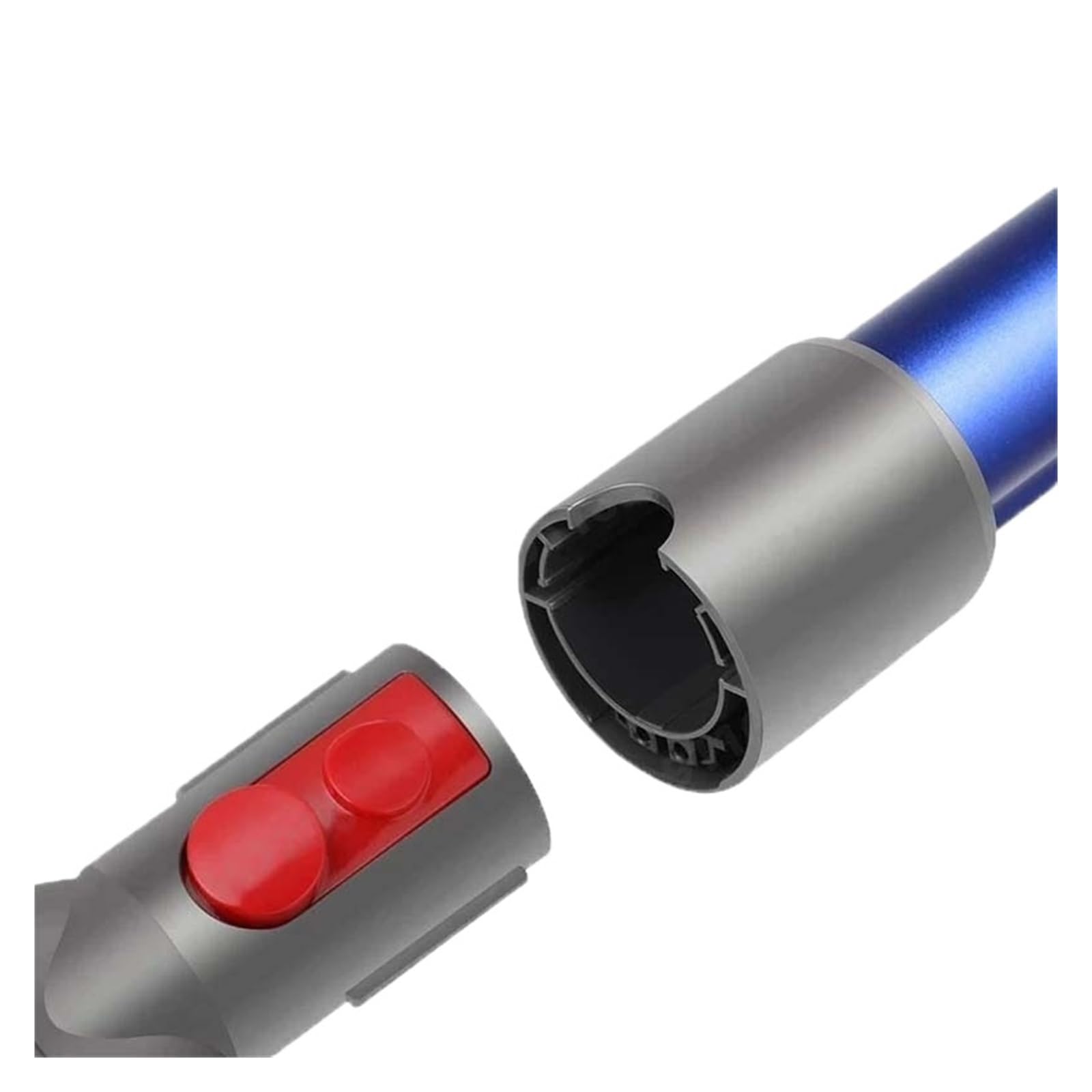Compatibile con Dyson, V7 V8 V10 V11 Tubo di prolunga pieghevole in alluminio di ricambio for aspirapolvere, Tubo di prolunga for aspirapolvere(Blue 1Pcs)