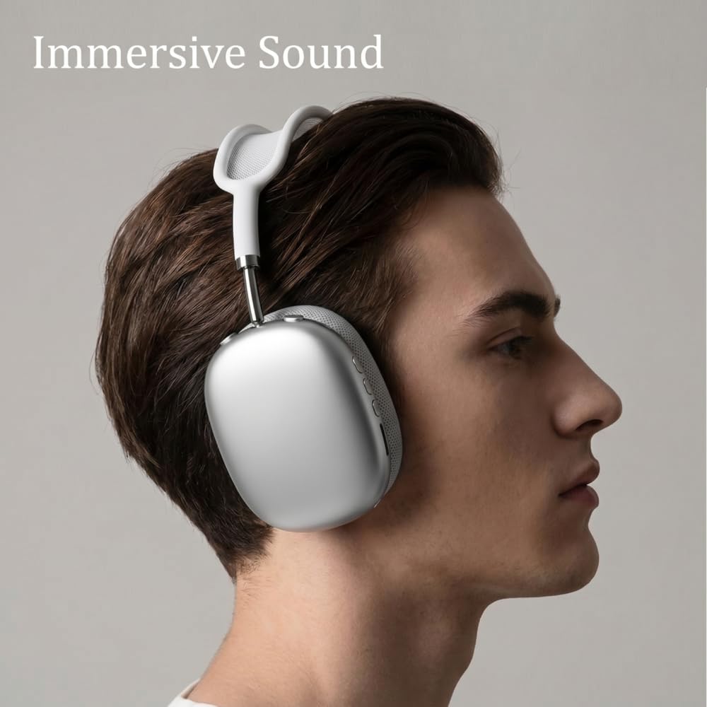 DYRBF Cuffie wireless con retro chiuso, over-ear, stereo Hi-Fi bassi profondi, cablato/wireless/modalità multipla da 3,5 mm, driver dinamico da 40 mm, isolamento acustico passivo, cuffie pieghevoli