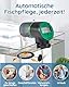 Papettly Futterautomat Aquarium, Automatischer Fischfutterautomat für Aquarium mit Batteriebetrieben, Fische Fischfutterspender 200ml, 2 AAA-Batterien im Lieferumfang enthalten, Fischfutterschwimmring
