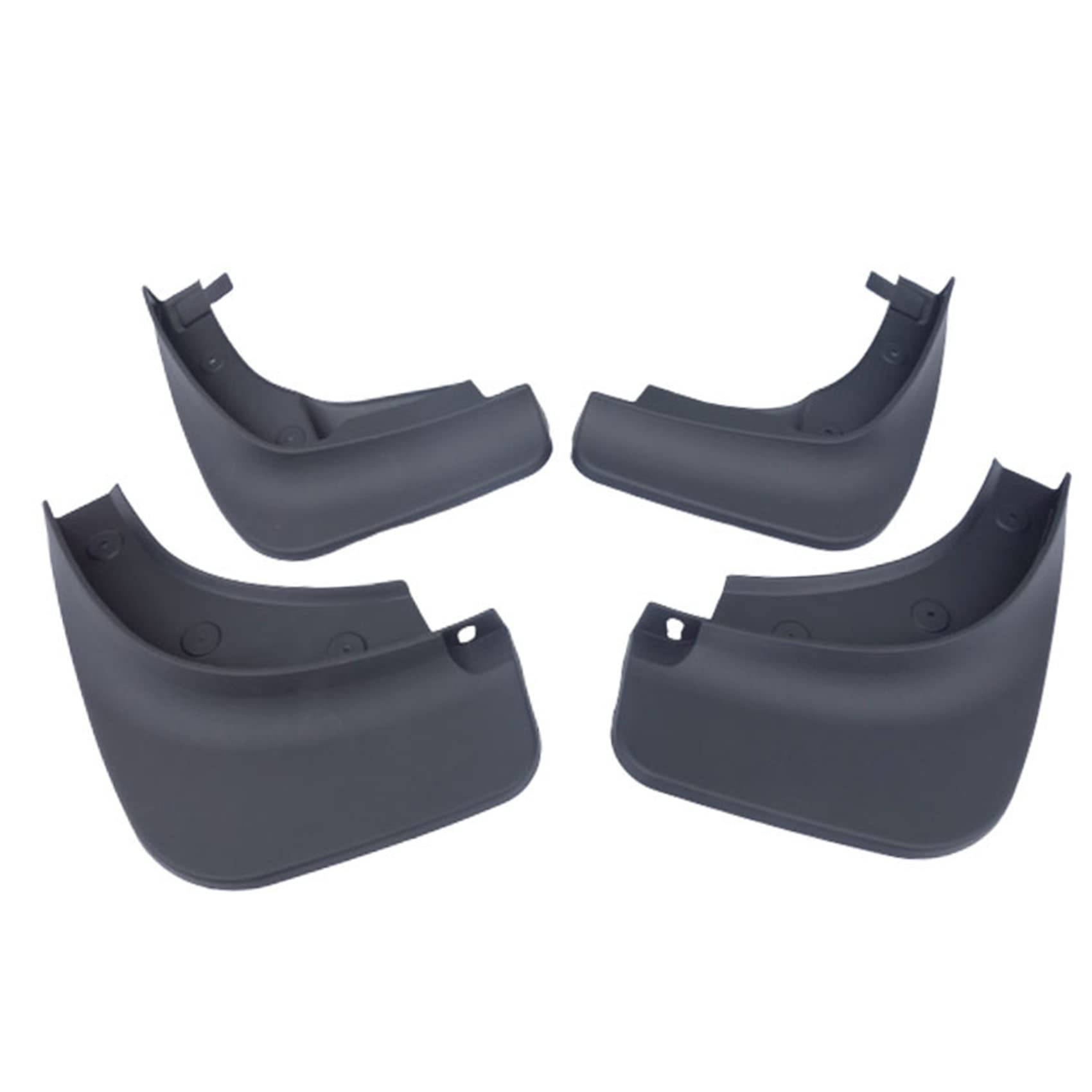 Paraspruzzi Auto Parafanghi Guardia Kit per VW T-ouareg R-Line 2011-2017, Anteriore Posteriore Parafango Set Protezione Car Accessorio Protettivo Decorativo con vite, 4 Pezzi