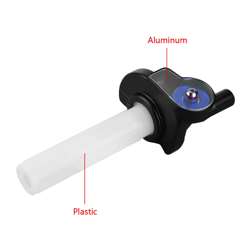 Qiilu tirage Rapide Moto, Poignées de Poignée de Accélérateur Throttle Poignées de Gaz Visuel de 2mm Poignée de Gaz Gaz pour Dirt Bike ATV(Bleu)