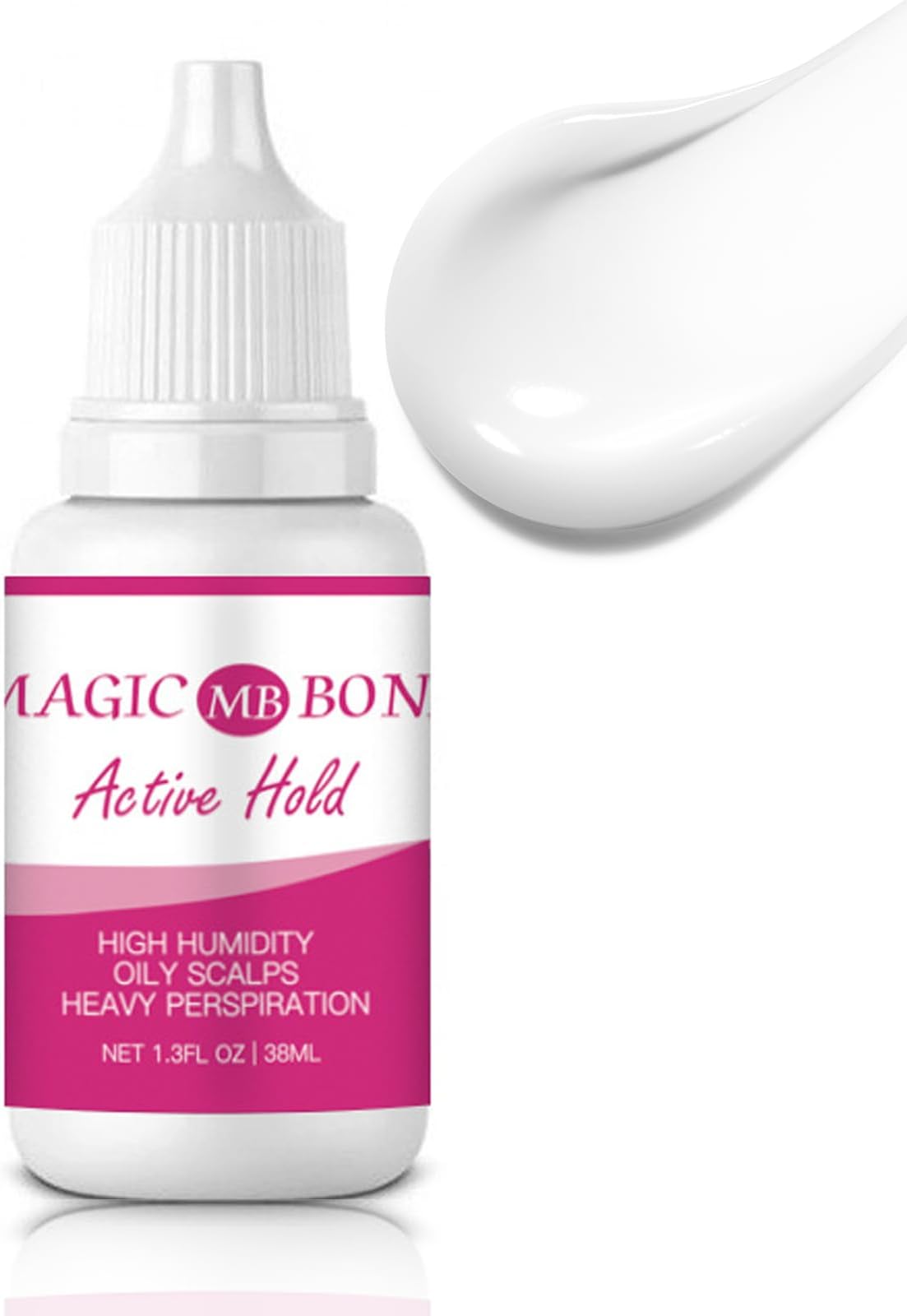 Invisible Waterproof Lace Wig Adhesive - Light Hold Hair Replacement Bonding Glue for Front Wigs and Poly Hairpieces - Latex-Free and Oil-Resistant