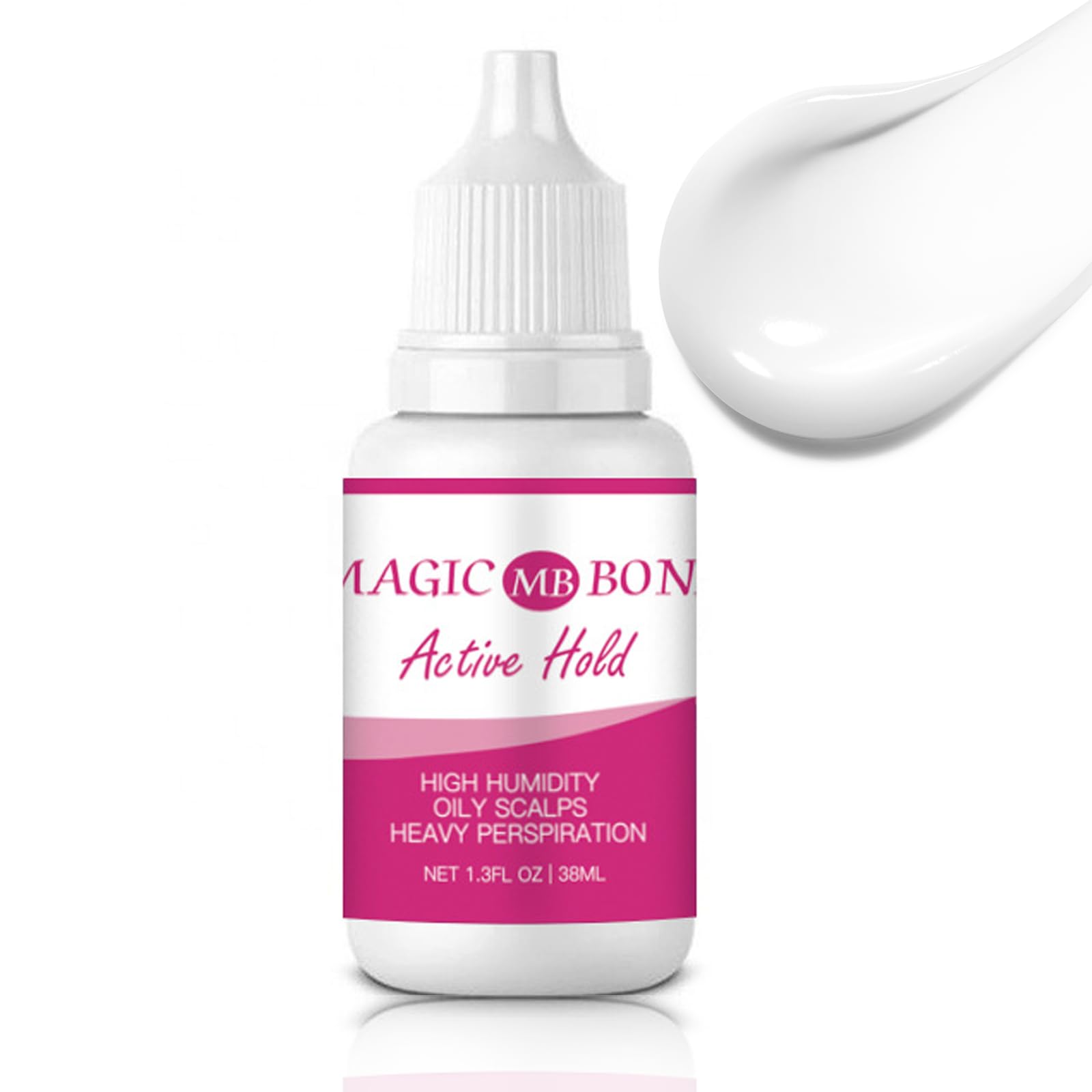 Invisible Waterproof Lace Wig Adhesive - Light Hold Hair Replacement Bonding Glue for Front Wigs and Poly Hairpieces - Latex-Free and Oil-Resistant