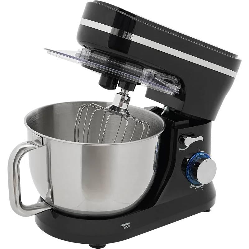‚Powerful Tilt-Head Stand Mixer with 1.19-Gallon Stainless Steel Bowl & Meat Grinder Attachment ‚¨ Versatile Kitchen Appliance for Baking & Food Prep-image-46