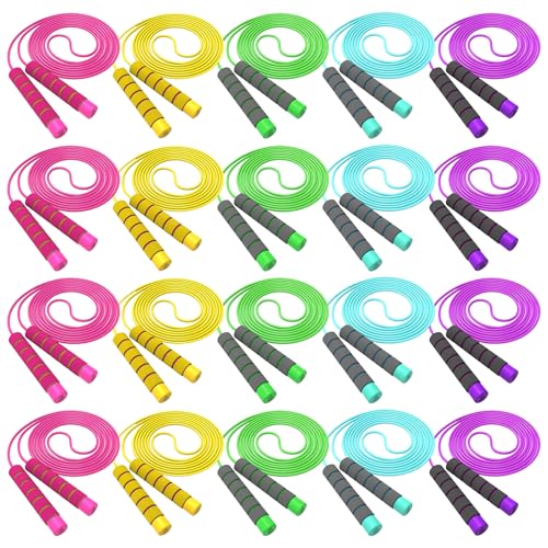 Jump Rope For Kids,Jump Rope Kids,Adjustable Soft Skipping Rope,With Skin-Friendly Foam Handles For Toddler, Boys,Girls,Women, Men,Exercise Activity,Outdoor Fitness