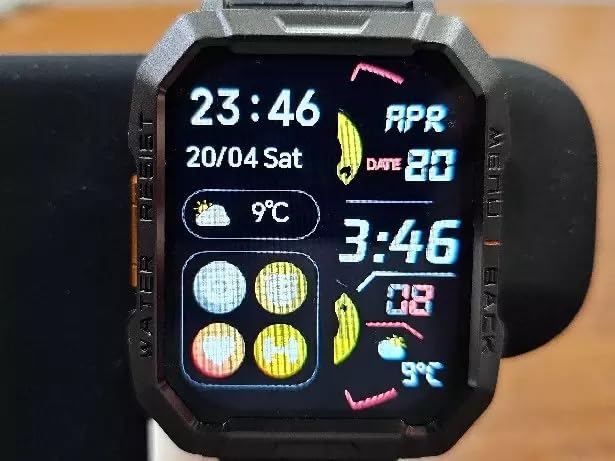 Blackview W60 Smartwatch, Smartwatch für Herren Fitness mit Bluetooth-Anrufen, 2,01 Zoll (2,01 Zoll), wasserdicht, 112+ Sportmodi für Herzfrequenzmesser, Taschenlampe, Kompass für Android iOS – Bild 6