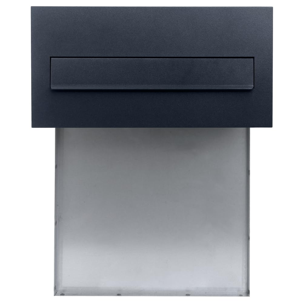 Cassetta da Incasso Passante Antracita PN620 Profondità 190-260mm esterno | acciaio inox, montaggio perimetrale, anti-furto, profondità 190-260 mm, chiavi incluse