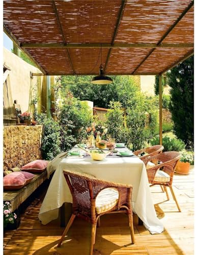 JARDIN202 - Cercado Mimbre Natural | Mimbre Natural para Cerramientos y Vallas | Protección de mimbre | 1x3m -