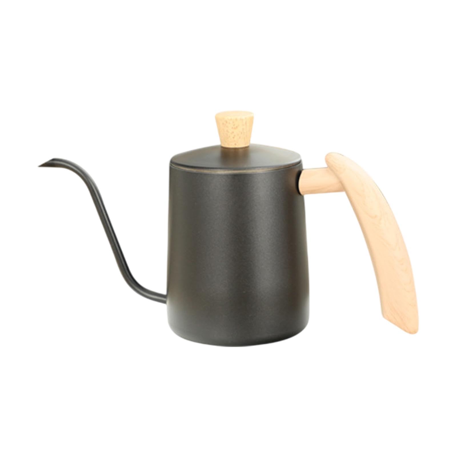 BNF®Pour Over Coffee Kettle Teapots Gooseneck Kettle for Coffee Shop Bar Camping 600ML Black|Home & Garden | Small Kitchen Appliances |1 Piece Pour Over Coffee Kettle