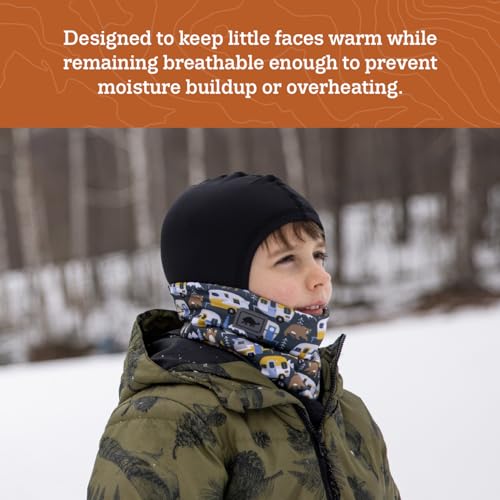 Turtle Fur Kids Shellaclava Comfort Shell UV Fleece Lined Neck Warmer Helmet Liner Winter Balaclava Hood, Ages 3-63