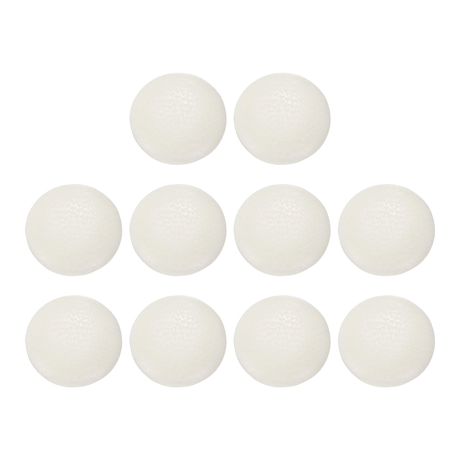 sourcing map 10pcs PU Leather Covered Buttons 12.5mm (20L) Diameter Round Plastic Shank Craft Replacement Sewing Buttons for Clothing Decoration DIY Accessories, White