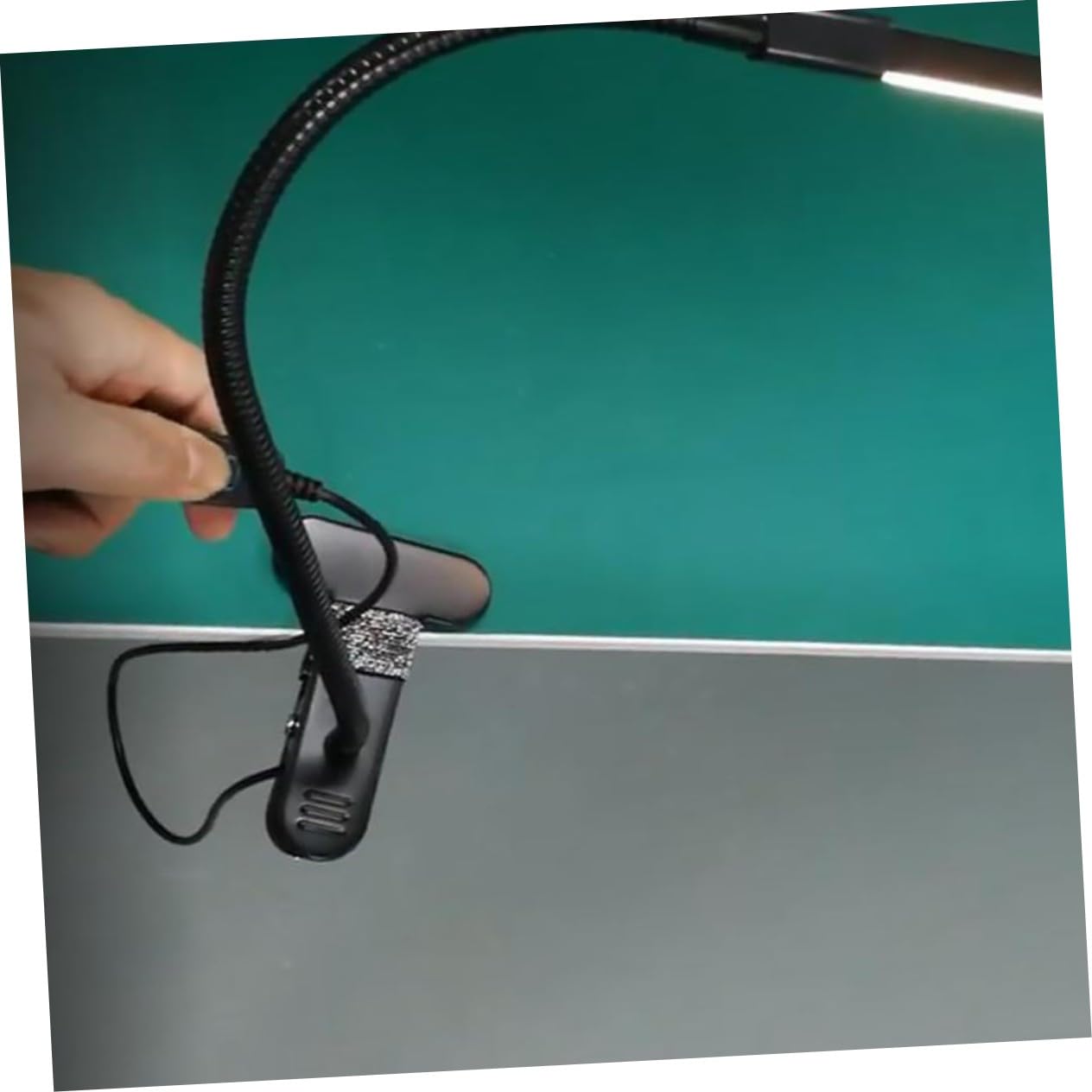 2 Pièces Lampe de Bureau LED Clip USB Réglable Niveaux Dimmable Lecture Protection des Yeux pour Chambre et Bureau