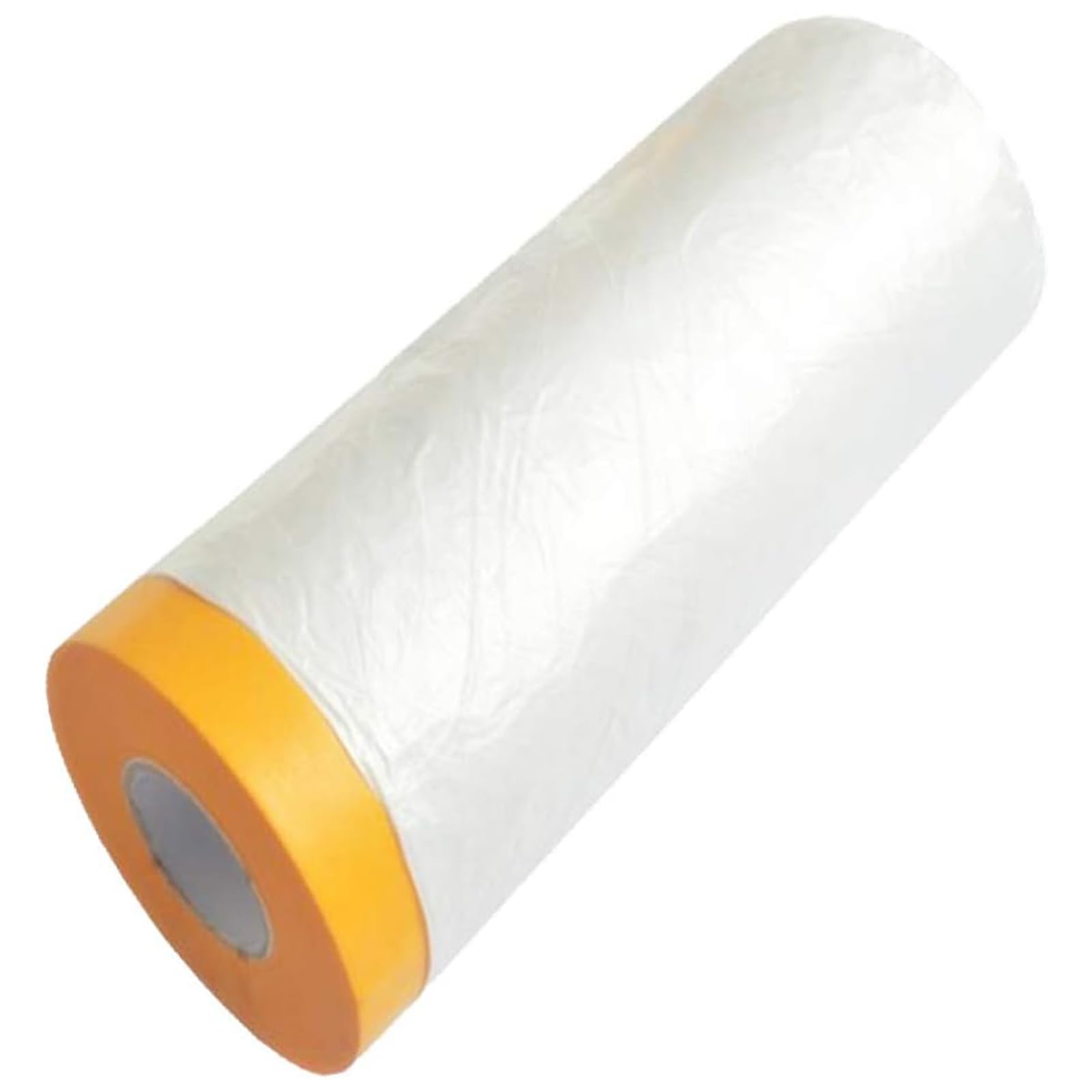 Pintura autoadhesiva Rollo de polvo con cinta adhesiva, película de enmascaramiento de plástico para muebles, piso, pared, alfombra y cobertura de automóviles durante la renovación 6 Rolls 4mx20m